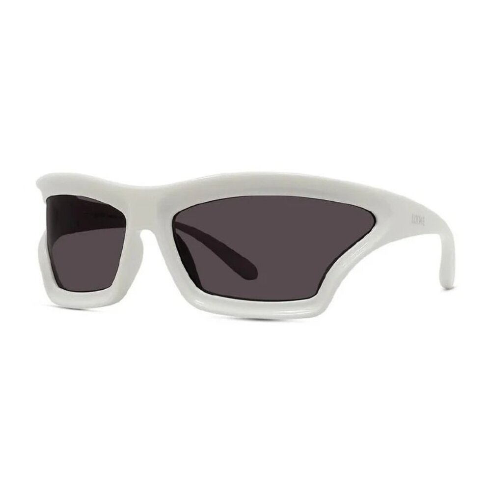 NEW LOEWE SUNGLASSES IVORY GREY WOMEN EYEWEAR LOEWE LW40143U 25A